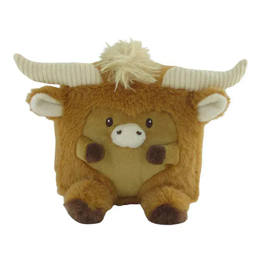 Rooleo Wyatt the Highland Cow Cutie Cubes 12" Plush