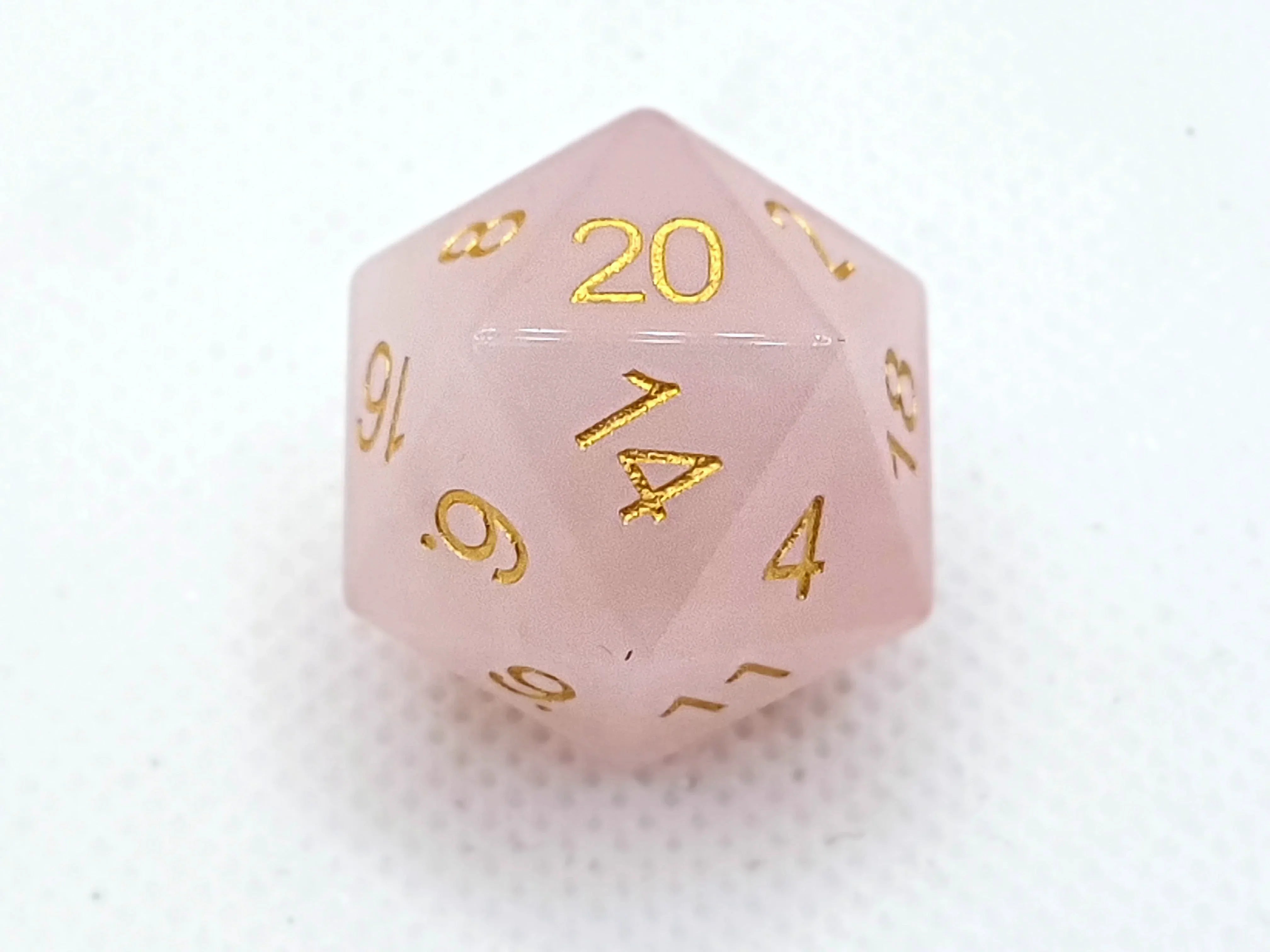 Rose Quartz | Natural Gemstone | 7 Piece Set - DICE