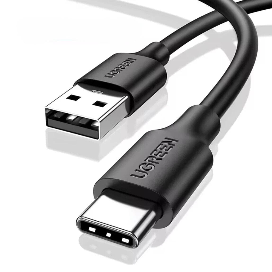 PVC Black / 0.25 m UGREEN 3A USB type to USB C Charging Cable - Quick Charge 3.0 - 2.0 6957303861149