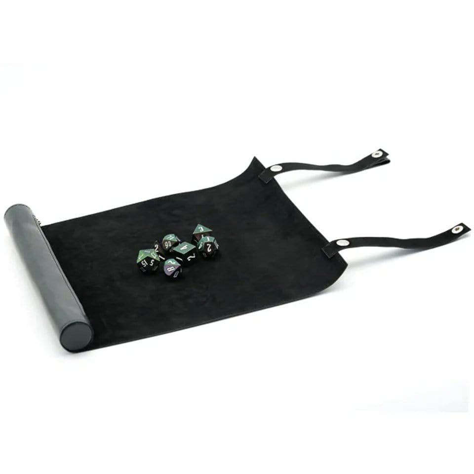 Tabletop Dominion Dice Tray Scroll of Secrets | Vegan Leather Dice Mat