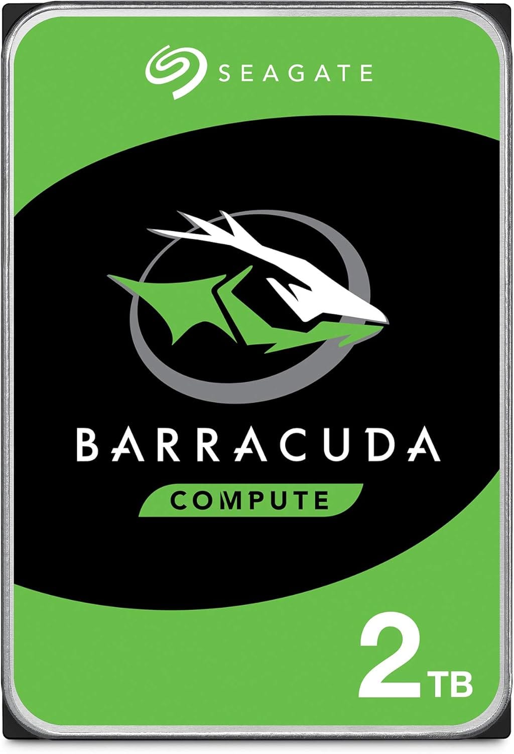 2 TB Seagate 3.5" BarraCuda Hard Drive 7200RPM, 256MB Cache, up to 8 TB 0763649113653
