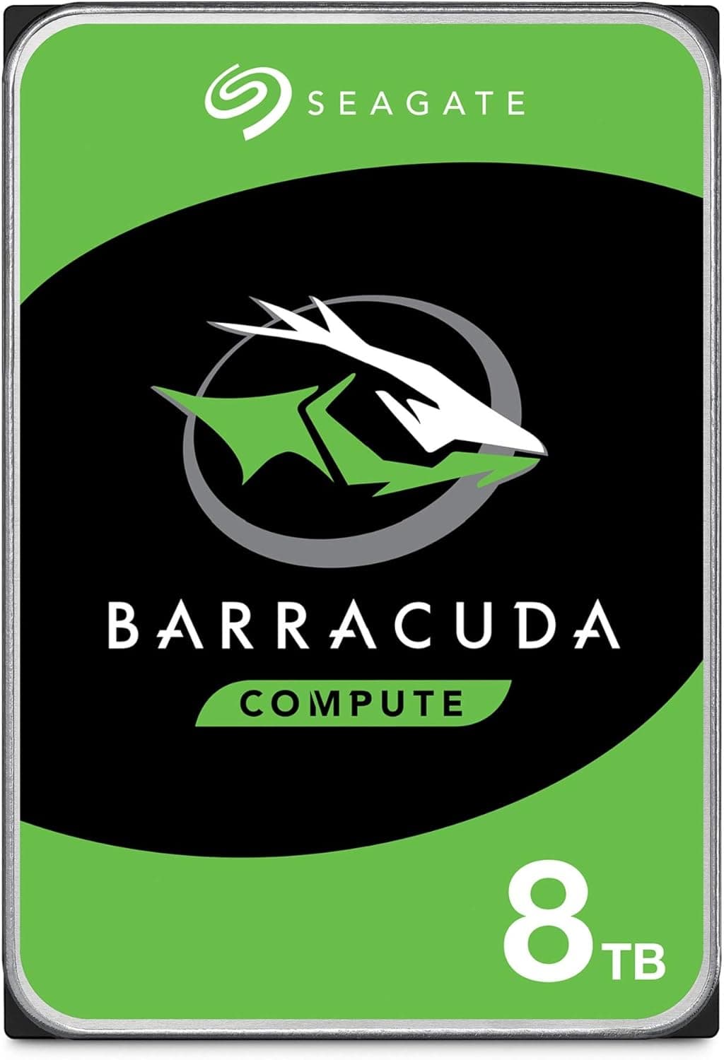8 TB Seagate 3.5" BarraCuda Hard Drive 7200RPM, 256MB Cache, up to 8 TB 0763649094419