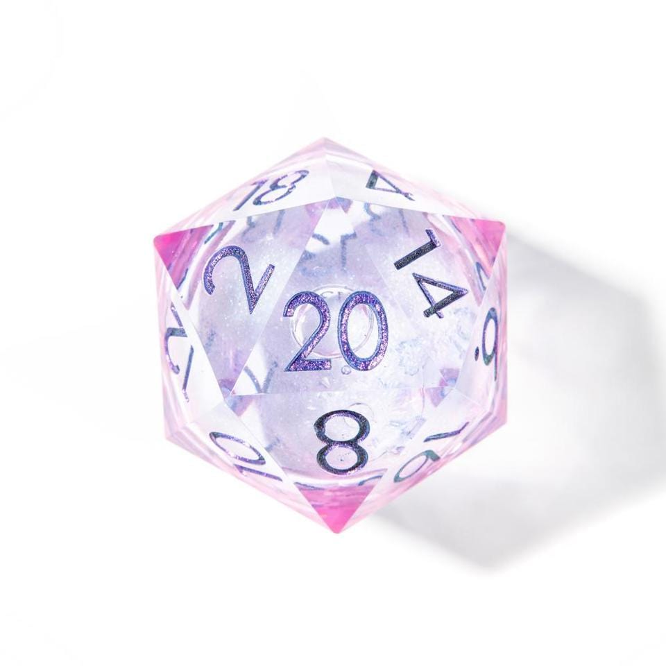 Tabletop Dominion DICE Seelie Fae | 33mm D20 | Oversized Liquid Core