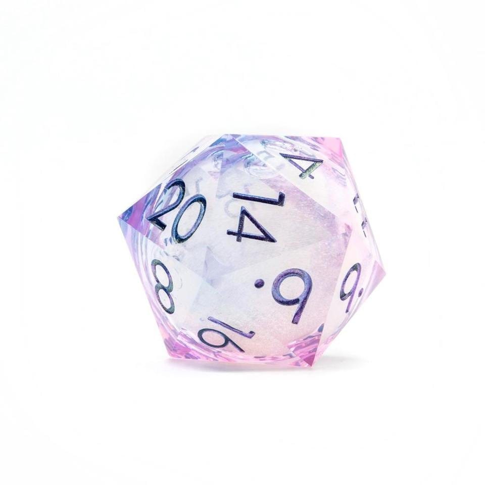 Tabletop Dominion DICE Seelie Fae | 33mm D20 | Oversized Liquid Core