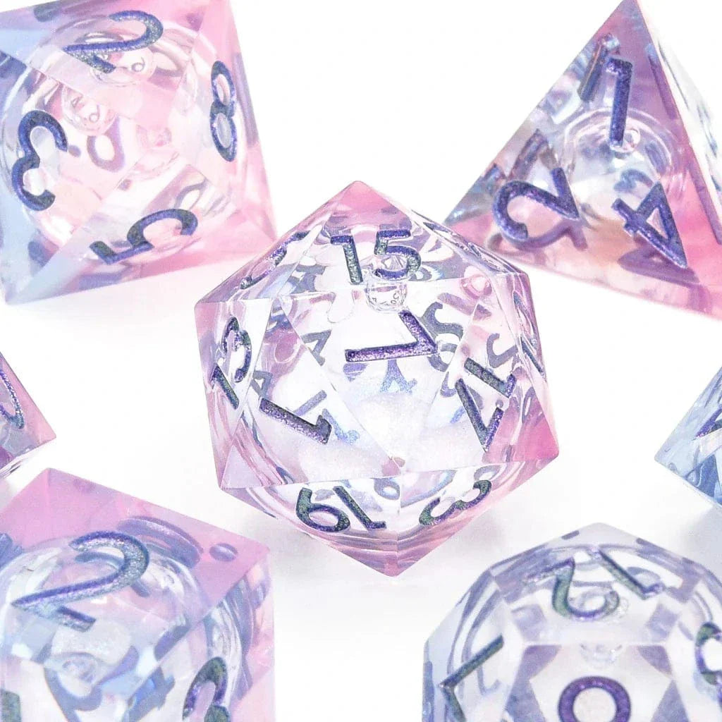 Tabletop Dominion DICE Seelie Fae | Liquid Core | 7 Piece Set