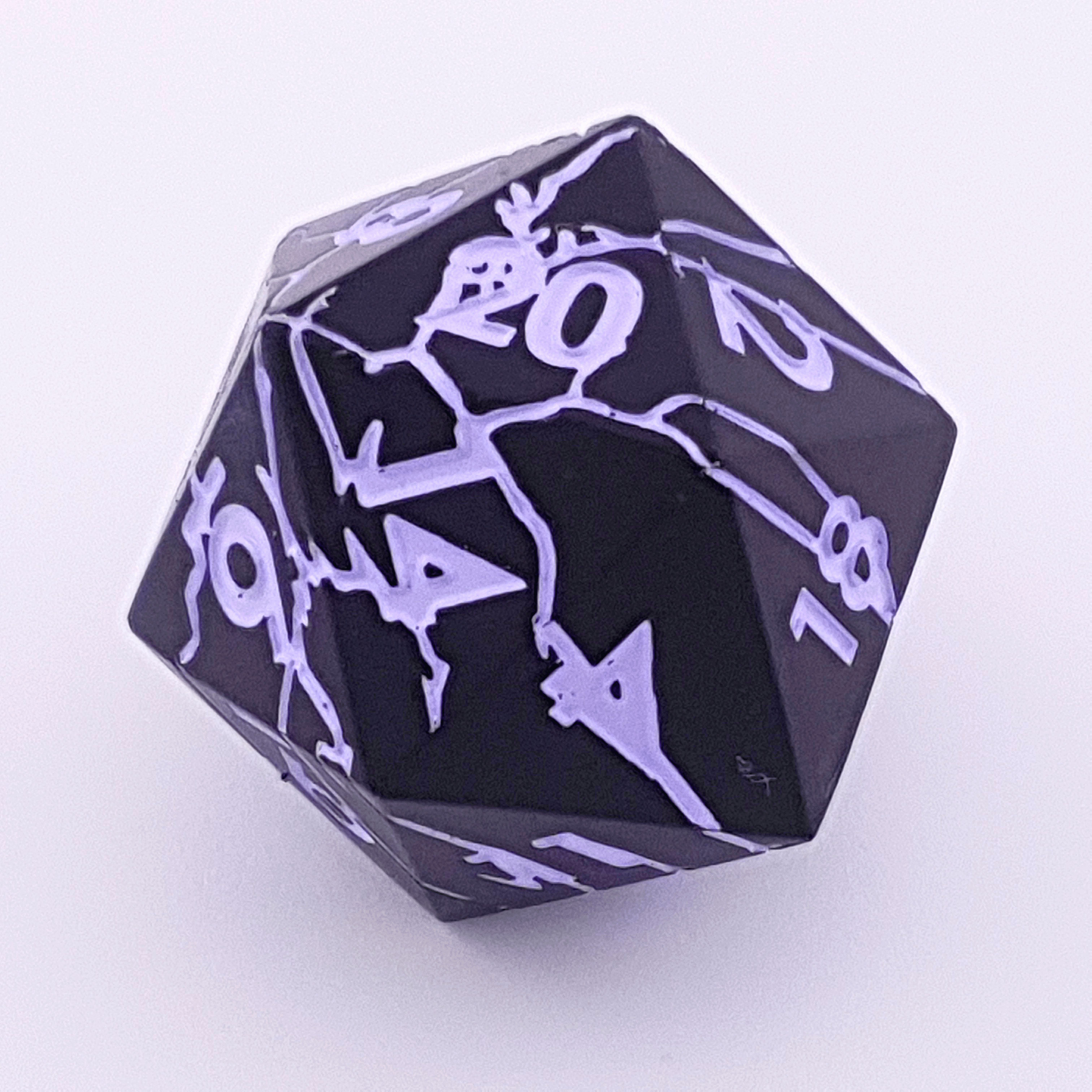 Tabletop Dominion DICE Shadow Arcana | Solid Metal Dice | 7 Piece Set