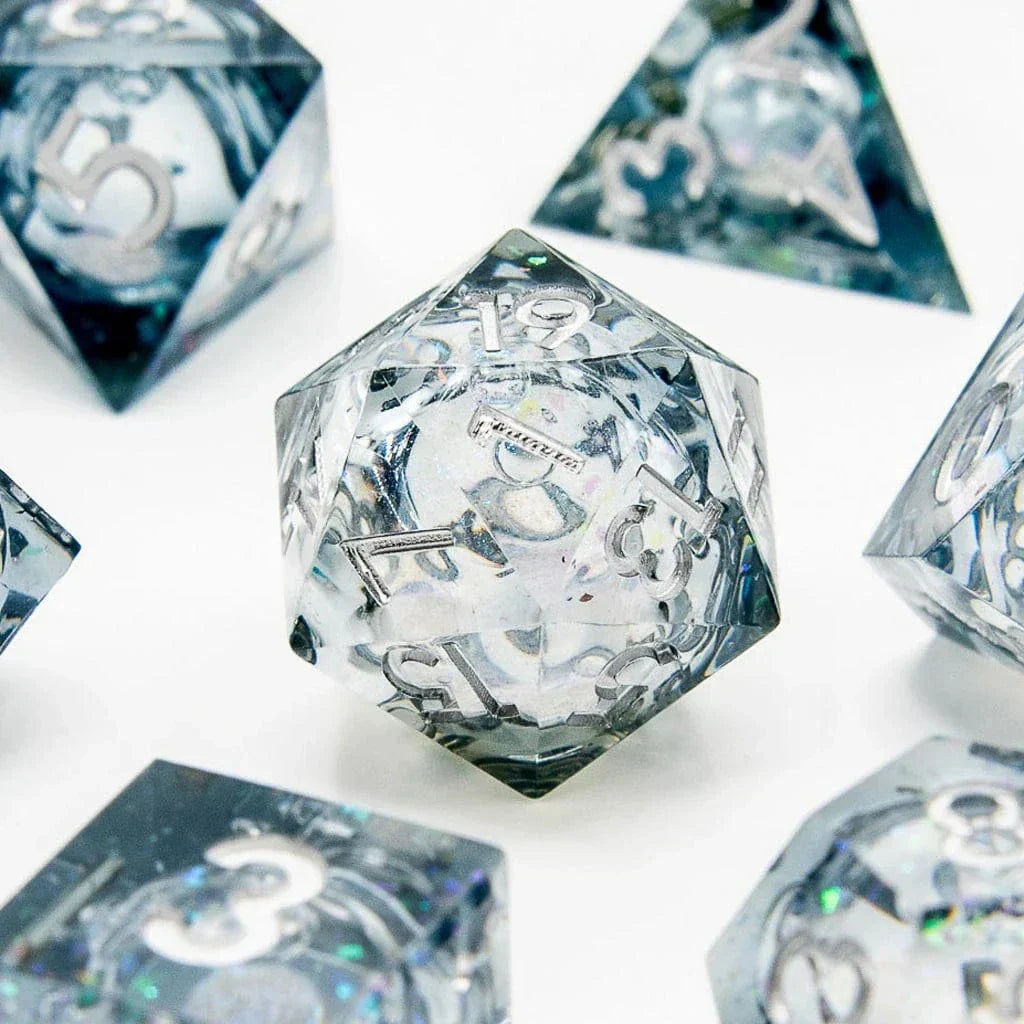 Tabletop Dominion DICE Shadowsinger | Liquid Core | 7 Piece Set