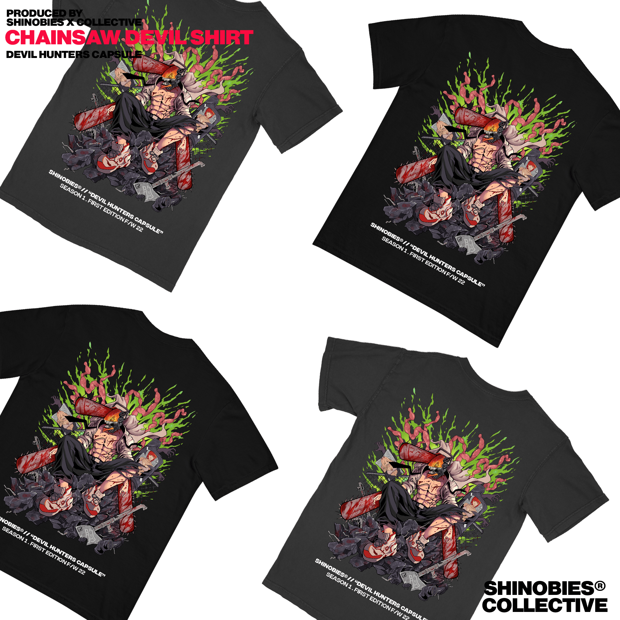 Shinobies Chainsaw Devil T-Shirt !
