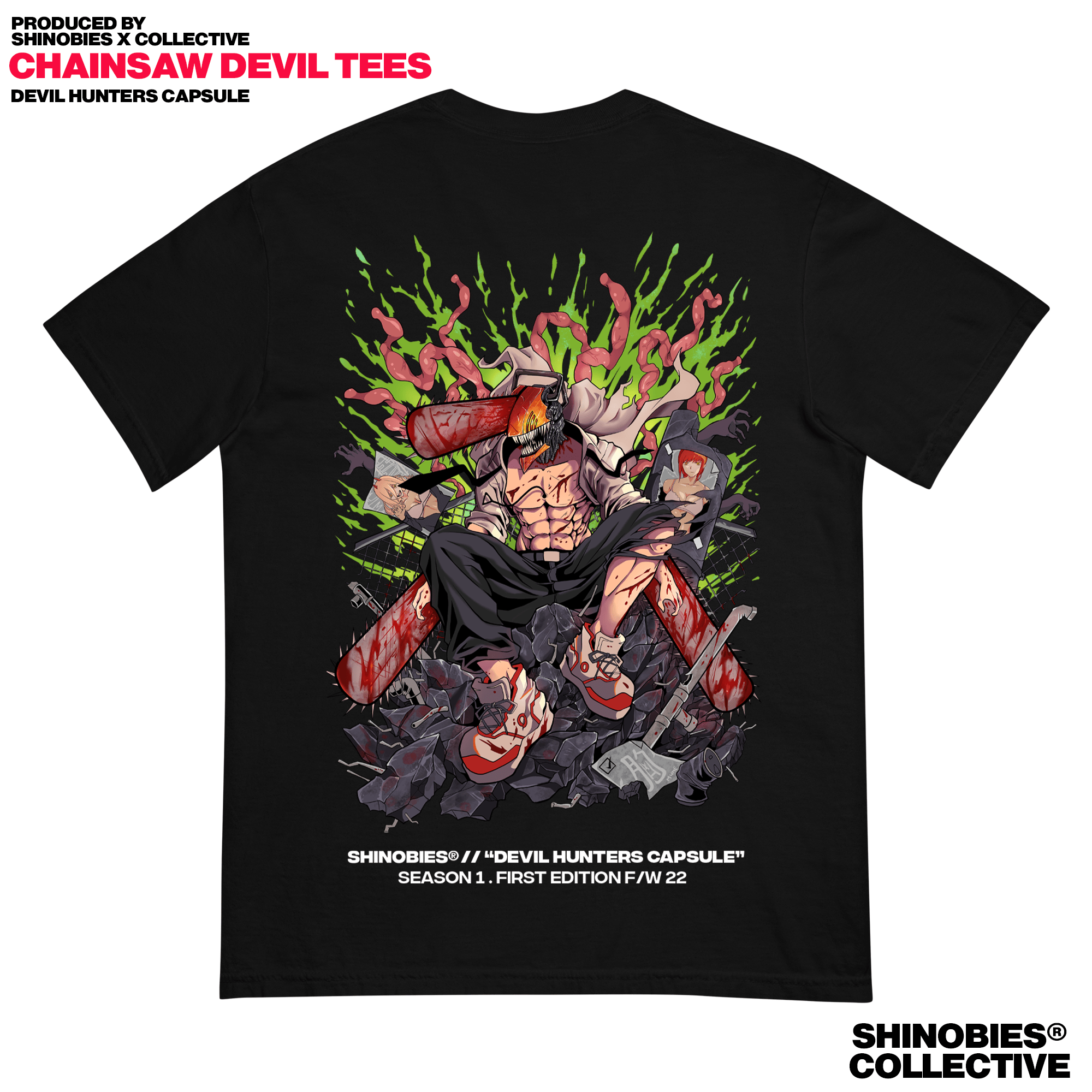 Shinobies Chainsaw Devil T-Shirt !