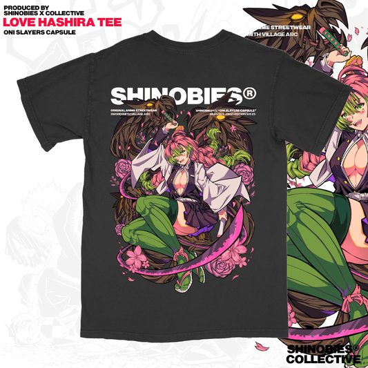 Shinobies Love Breathing Love Pillar T-Shirt !