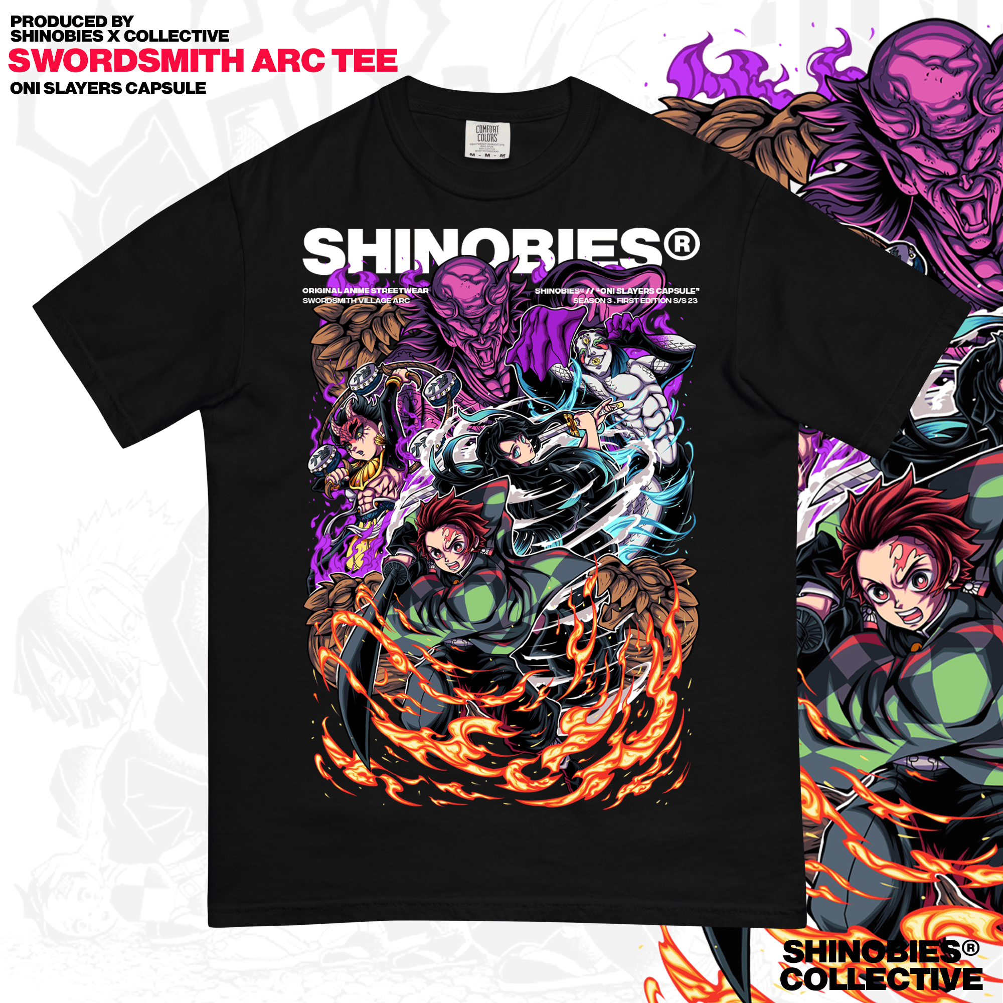 Shinobies M / Black Swordsmith Arc S3 T-Shirt !
