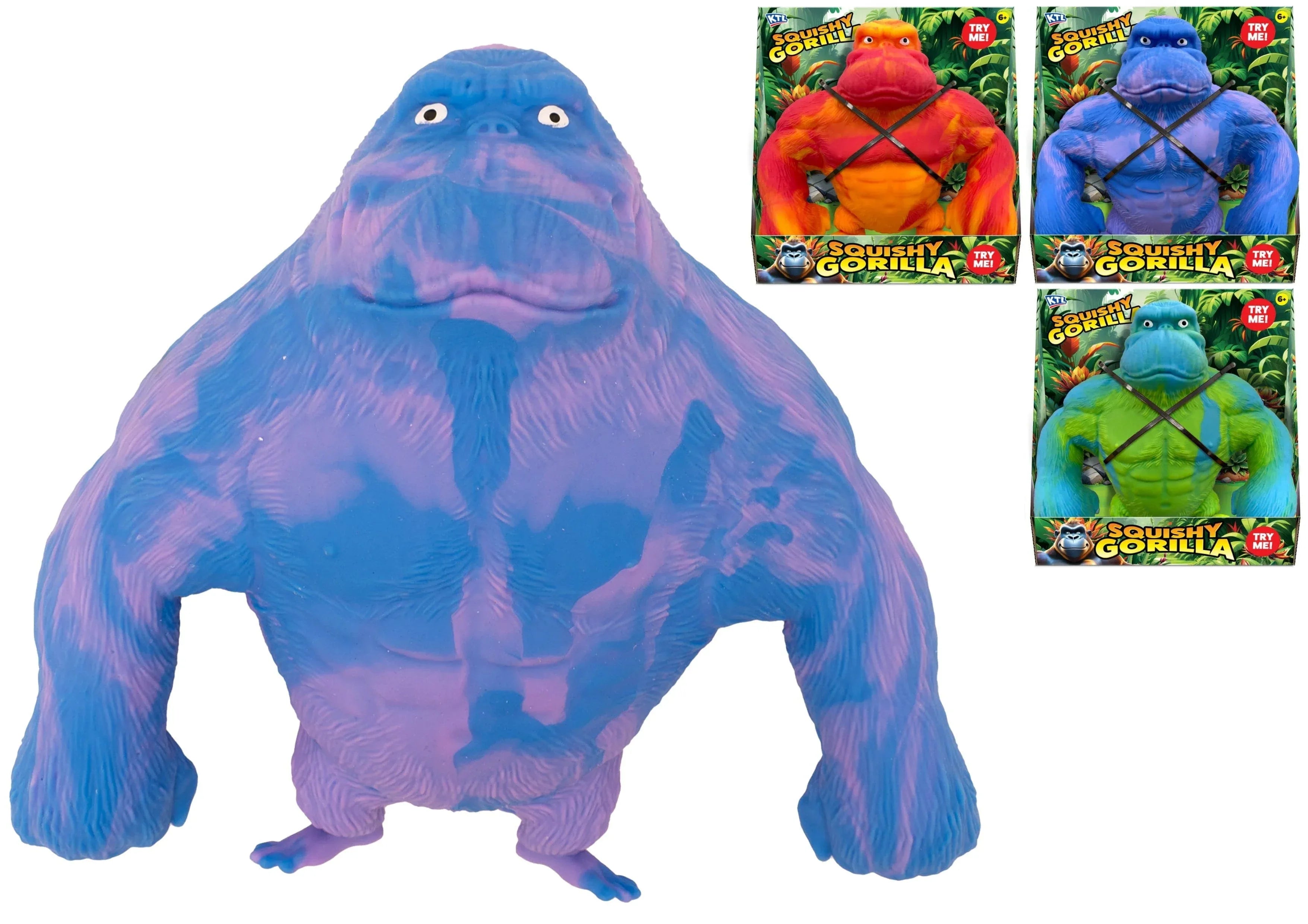 Snaps 2.2kg Squishy Hot Colour Large Gorilla