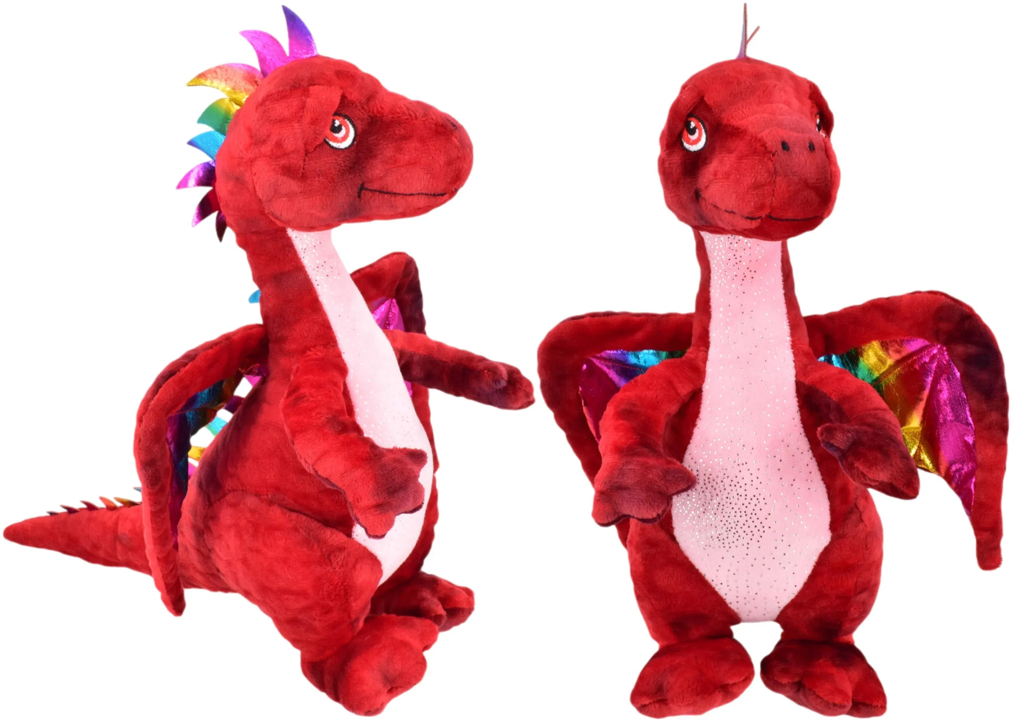 Snaps 30cm Plush Dragon Rainbow Wings
