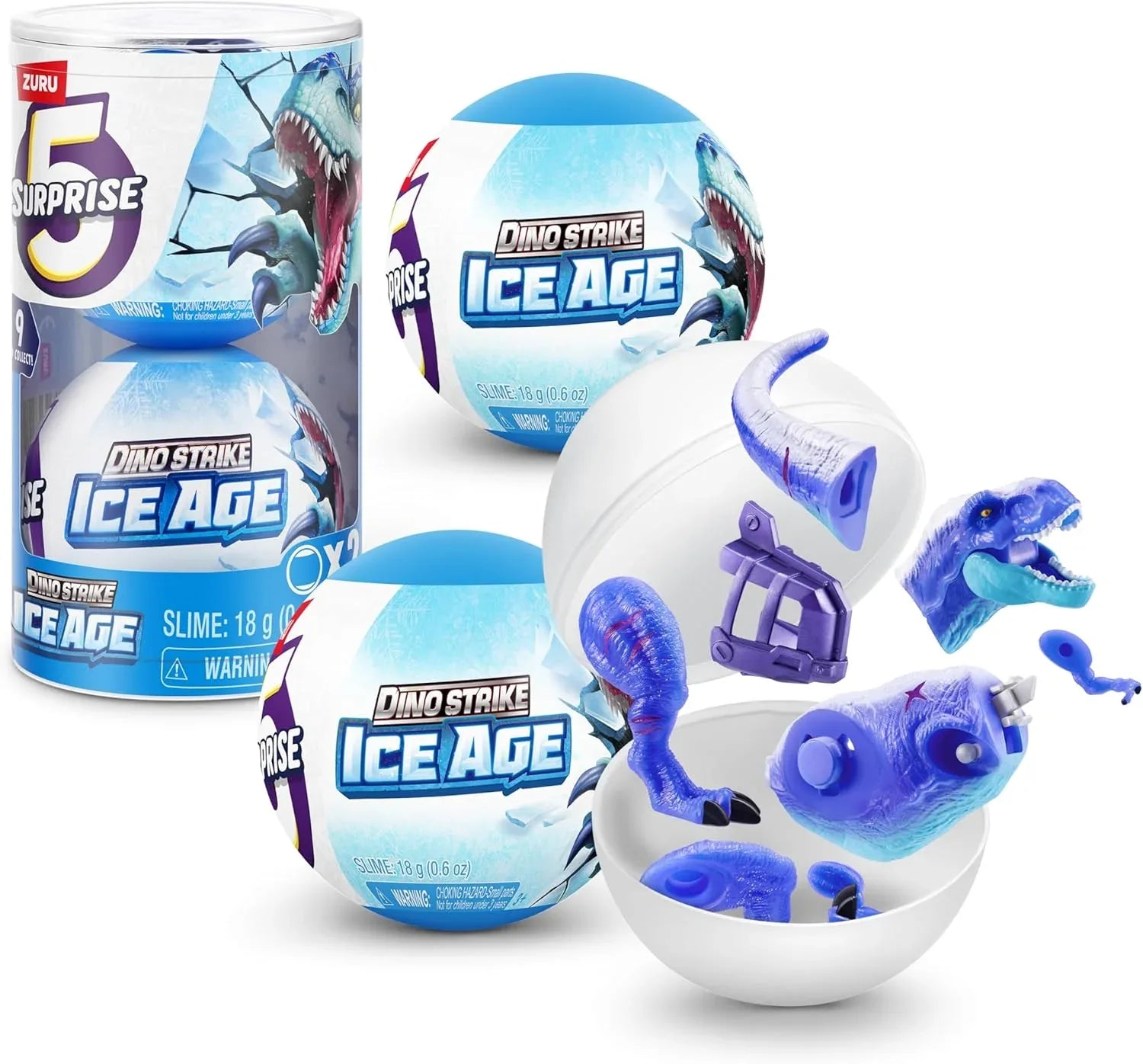Snaps 5 Surprise Dino Strike Ice Age, Series 6