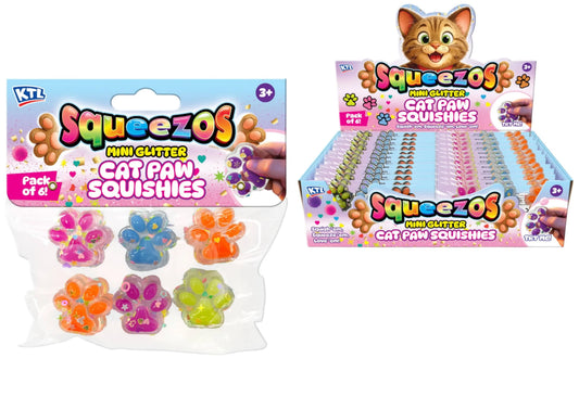 Snaps 6pc Squishy Mini Cat Paws