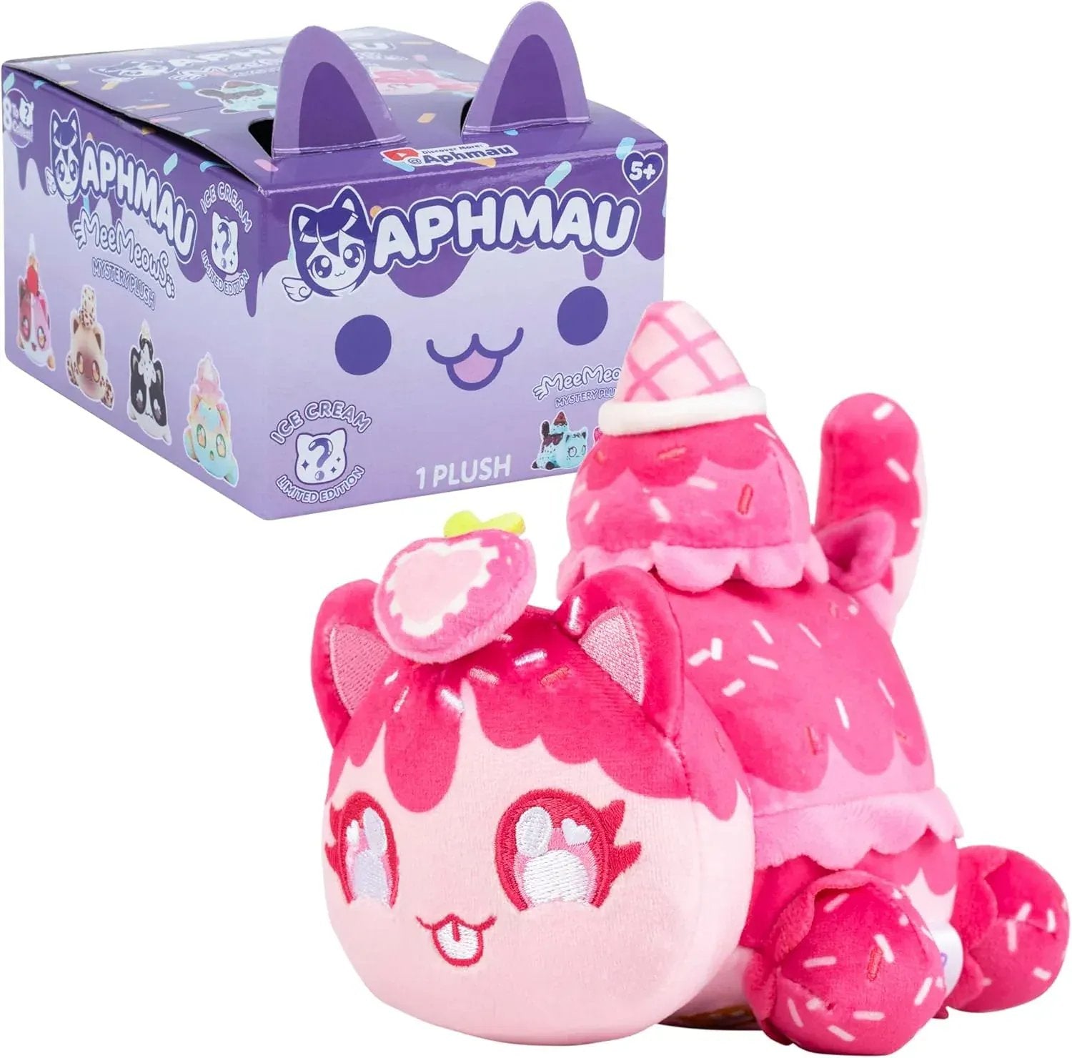 Snaps Aphmau Ice Cream Friends 6-inch Mystery Plush