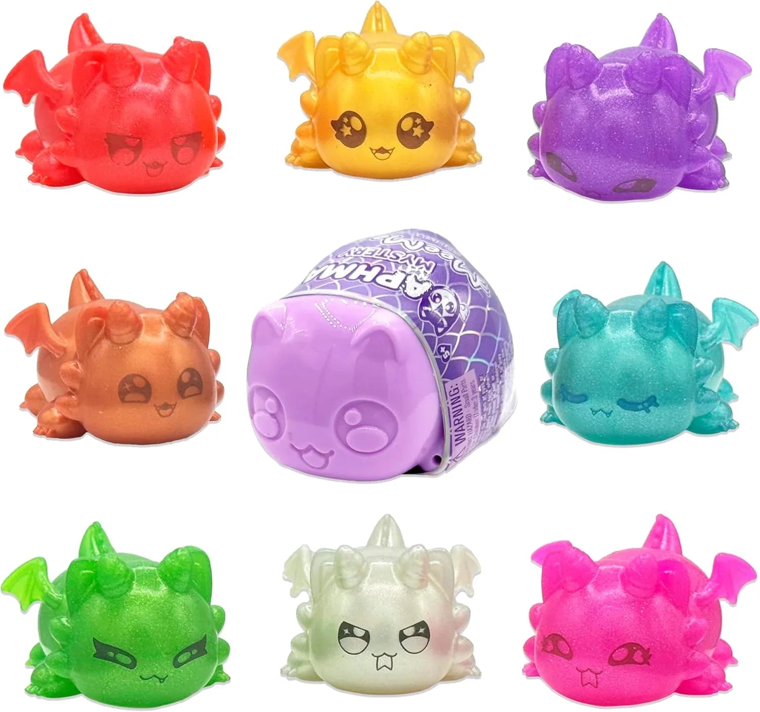 Snaps Aphmau MeeMeow Squishy Dragon Figure Mystery Capsule