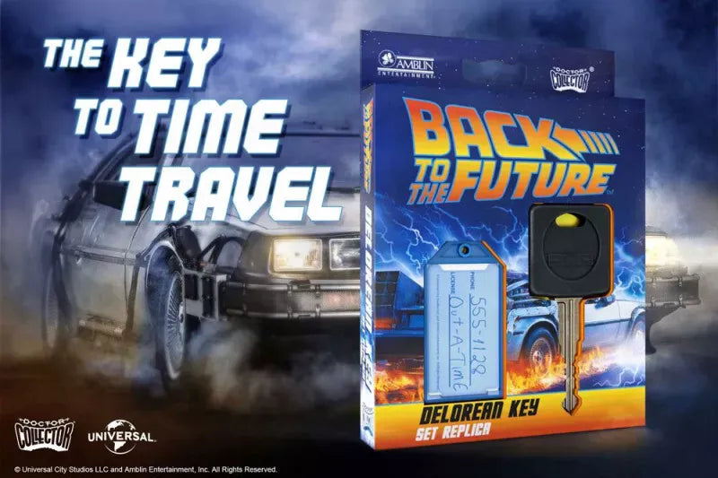Snaps Back To The Future Delorean Key