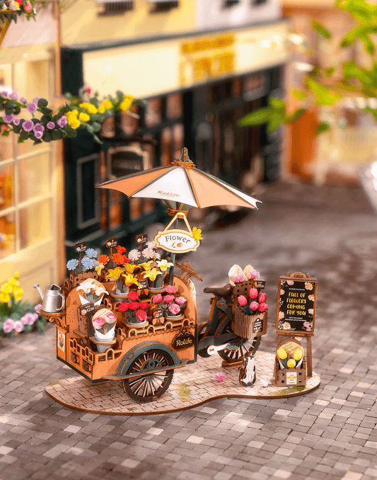 Snaps Blossom Cart 3D Wooden Puzzle