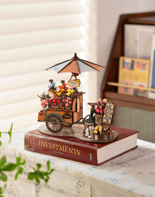Snaps Blossom Cart 3D Wooden Puzzle