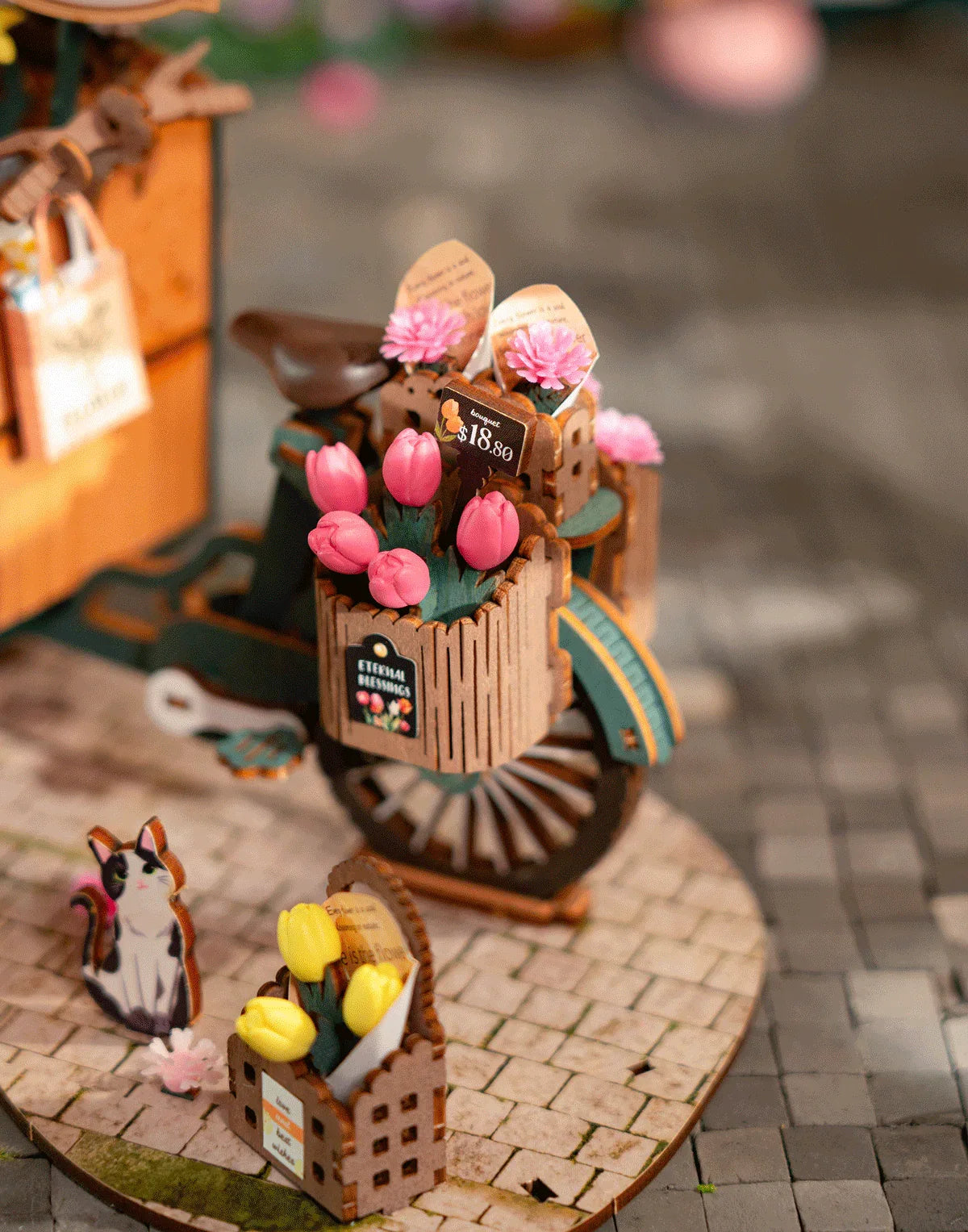 Snaps Blossom Cart 3D Wooden Puzzle