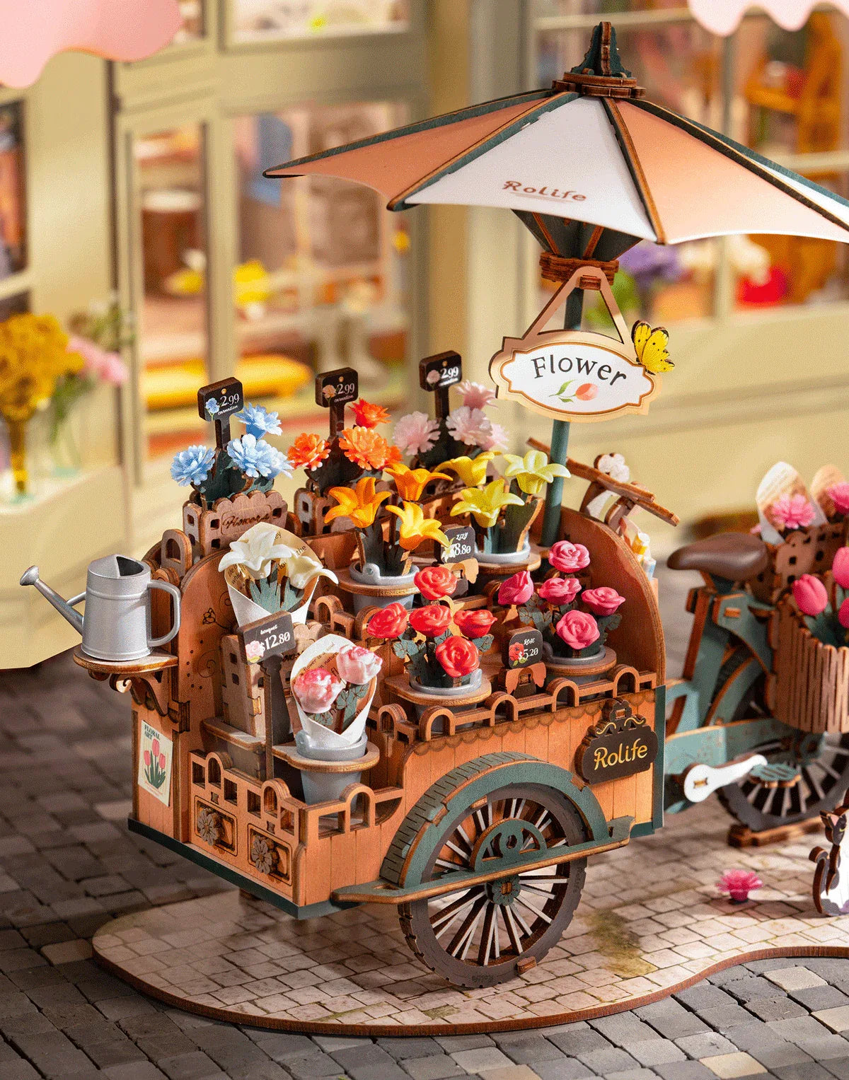 Snaps Blossom Cart 3D Wooden Puzzle