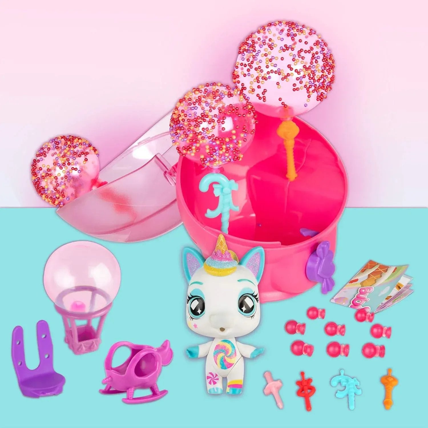 Snaps Bubiloons Animals Balloon Candy Capsule