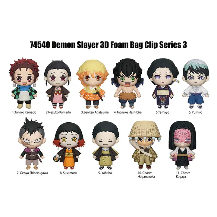 Snaps Demon Slayer Series 3 3D Collectible Keychain