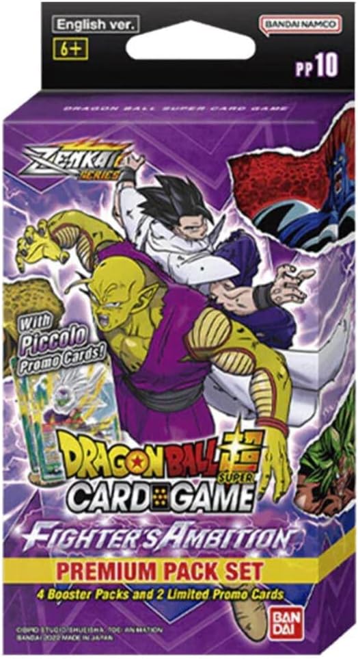 Snaps Dragon Ball Super TCG: ZENKAI Series 02 Fighter’S Ambition Premium Pack Set [PP10]