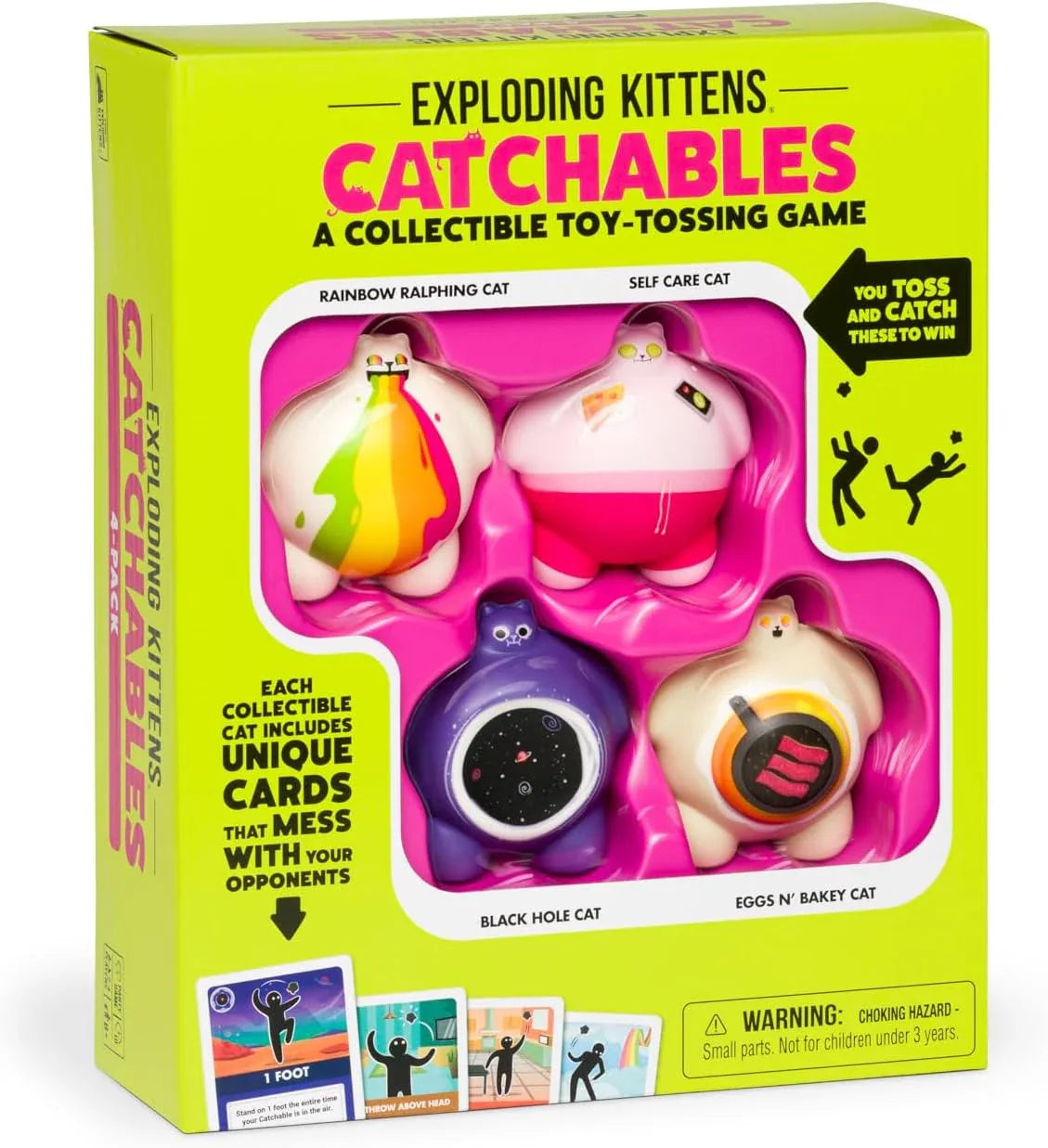 Snaps Exploding Kittens Catchables 4-Pack