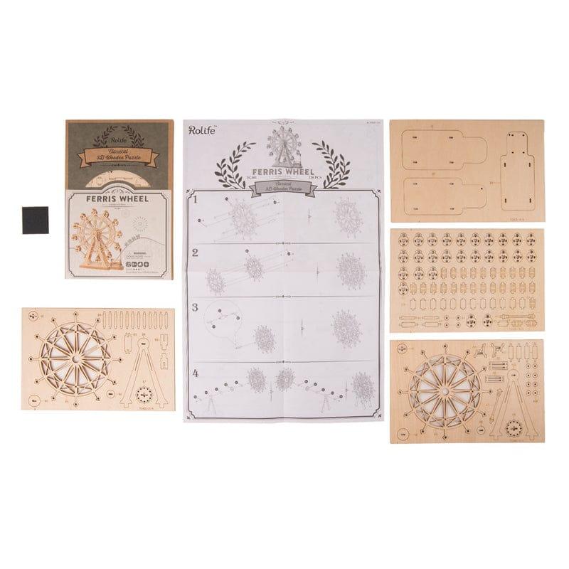 Snaps Ferris Wheel 3D Wooden Puzzle TG401