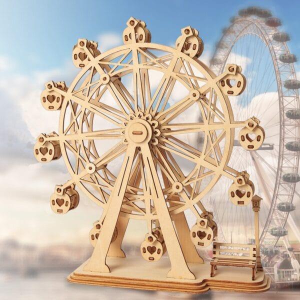 Snaps Ferris Wheel 3D Wooden Puzzle TG401
