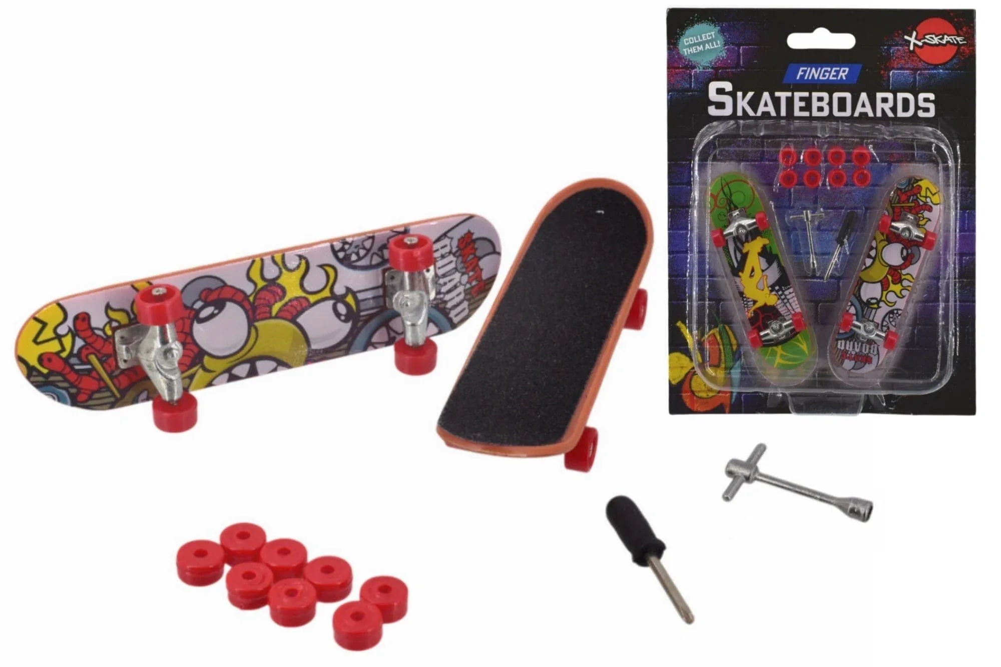 Snaps Finger Skateboard 2 Pack