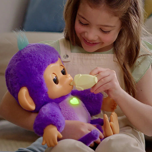 Snaps Fingerlings Care ‘n’ Cuddles Interactive Baby Monkey