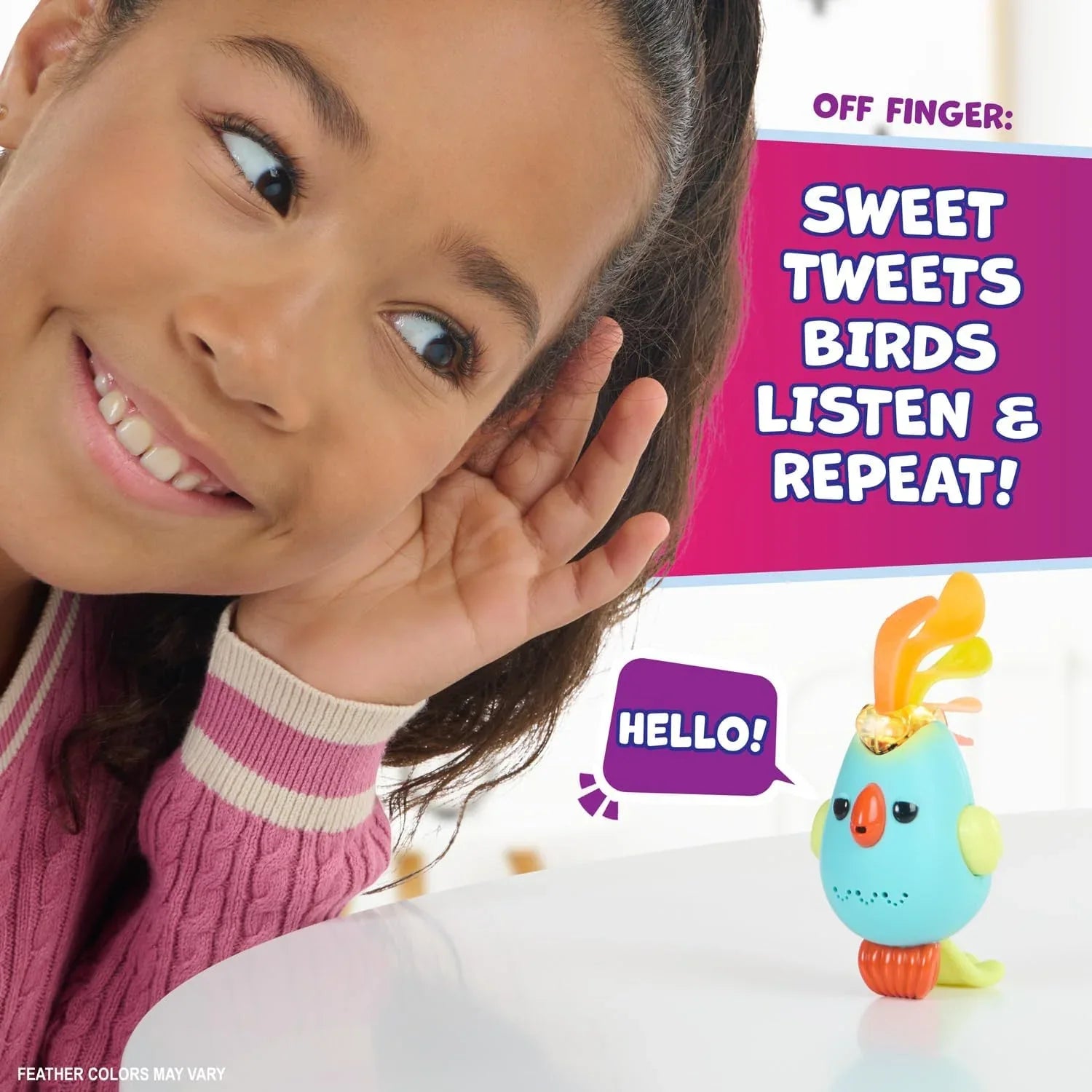 Snaps Fingerlings Sweet Tweets Interactive Bird: Lionel