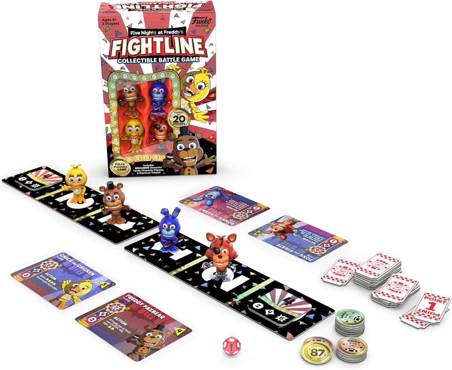 Snaps Five Nights at Freddy's Fightline Premium Pack (4ct)