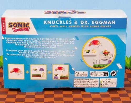 Snaps Fizz Creations Knuckles and Dr Eggman Comic Ons