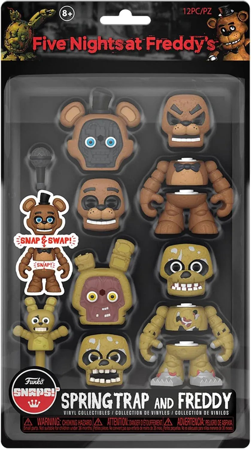 Snaps Funko Five Nights At Freddy's (FNAF) Snap: Freddy Fazbear & Springtrap 2PK