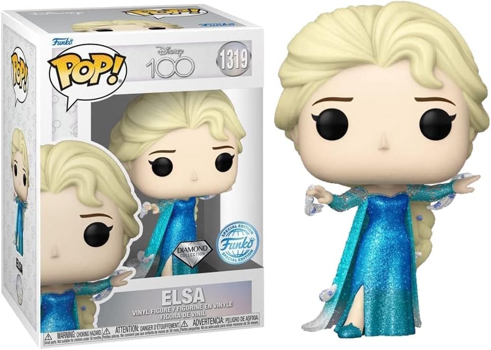 Snaps Funko Pop! Frozen - Elsa Disney 100th Diamond Glitter Collection
