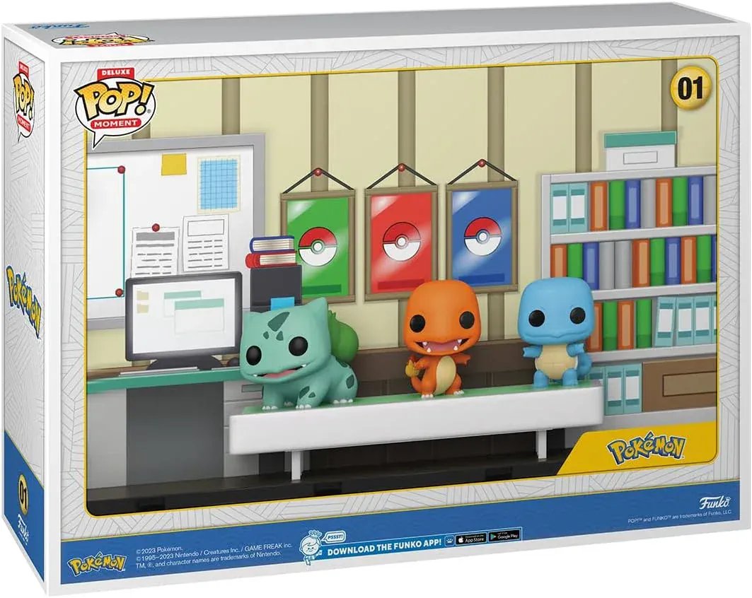 Snaps Funko POP! Moments Deluxe: Pokemon - Starters (1996)