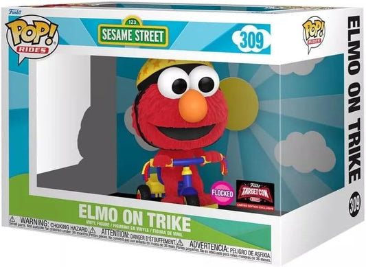 Snaps Funko POP Rides: Sesame Street Elmo on Trike Flocked