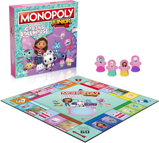 Snaps Gabby's Dollhouse Monopoly Junior