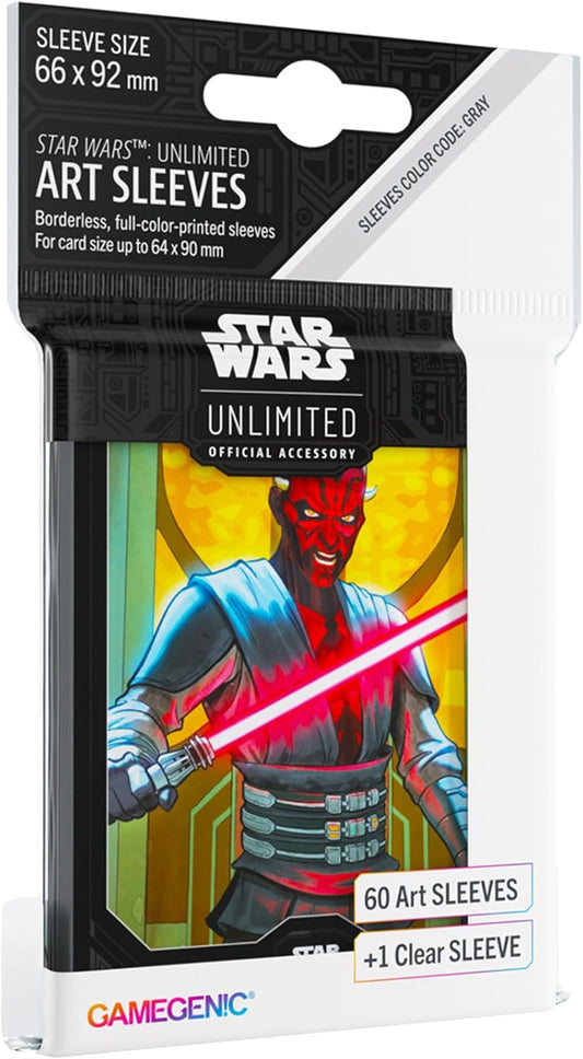 Snaps Gamegenic Star Wars: Unlimited Art Sleeves - Darth Maul