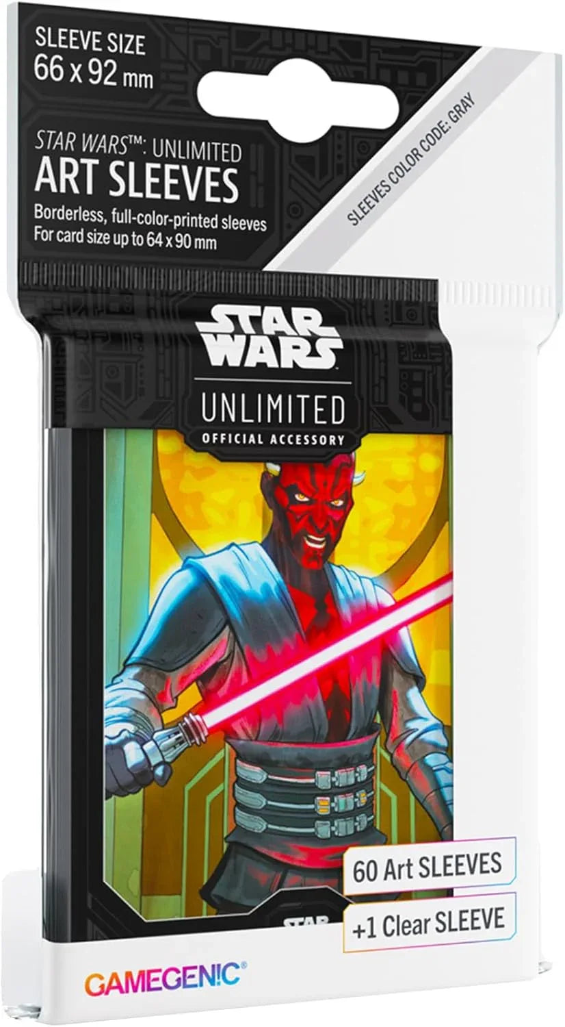 Snaps Gamegenic Star Wars: Unlimited Art Sleeves - Darth Maul