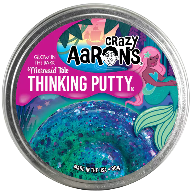 Snaps Glowbrights Mermaid Tale - Thinking Putty