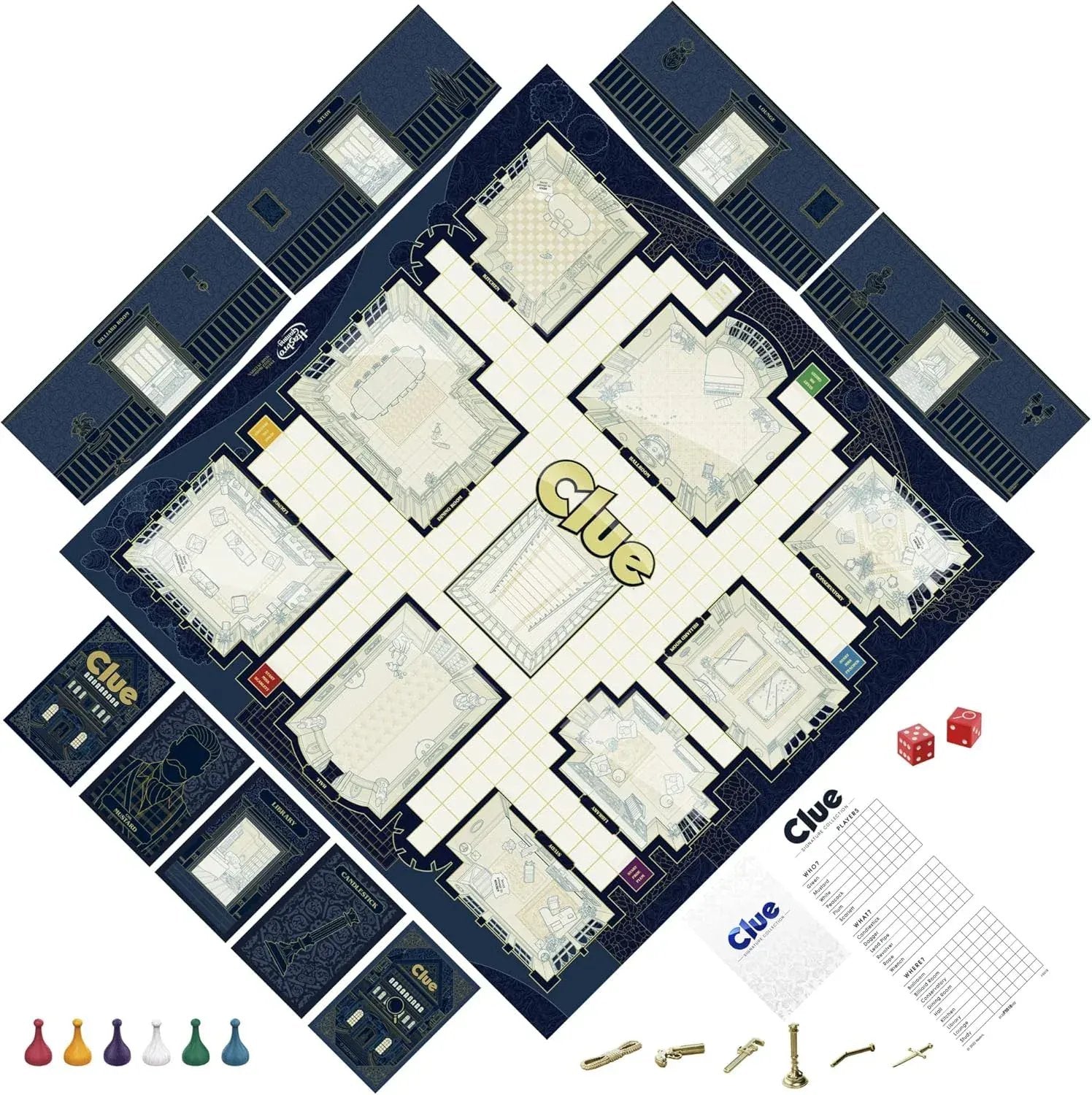 Snaps Hasbro Gaming CLUE Signature Collection