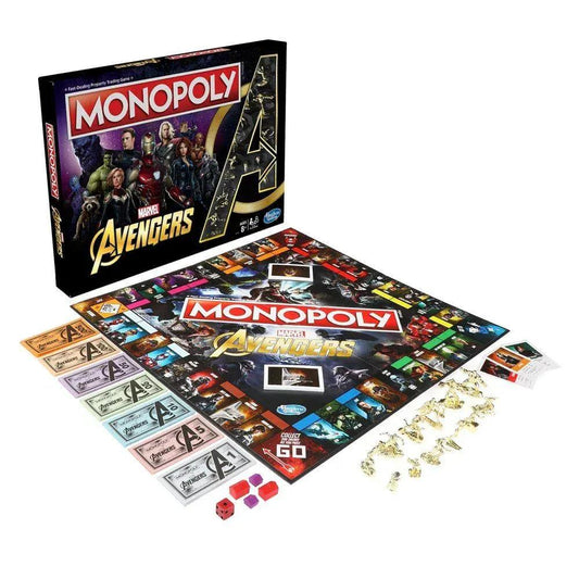 Snaps Hasbro Gaming Monopoly Avengers Board Game