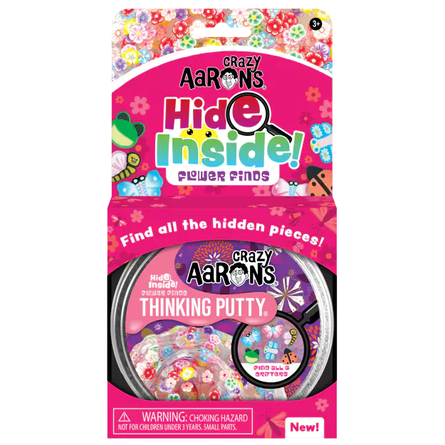 Snaps Hide Inside Flower Finds - Thinking Putty