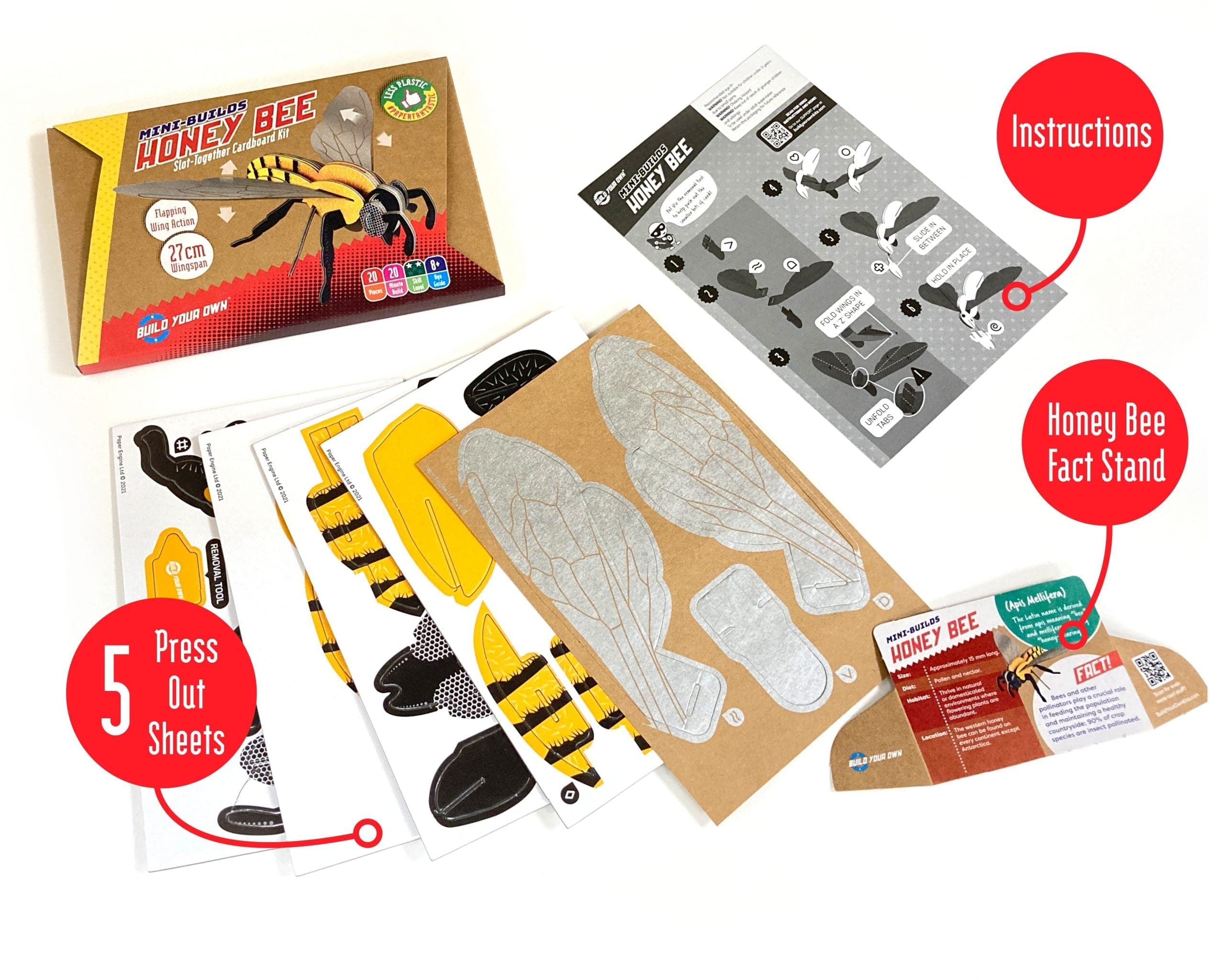 Snaps Honey Bee - build Your Own