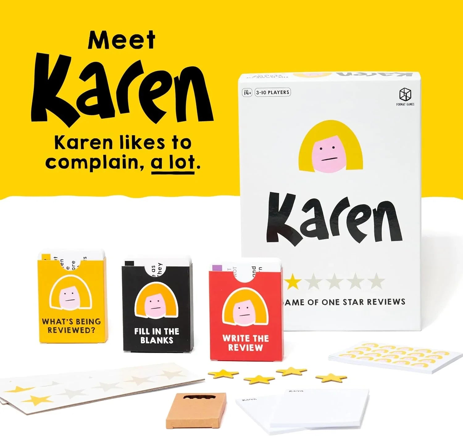 Snaps Karen Board Game: The Hilarious Game Based on Real One Star Reviews